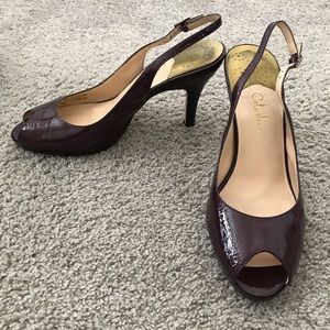 Cole Haan with Nike Air Carma OT Slingback Purple